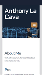 Mobile Screenshot of anthonylacava.com